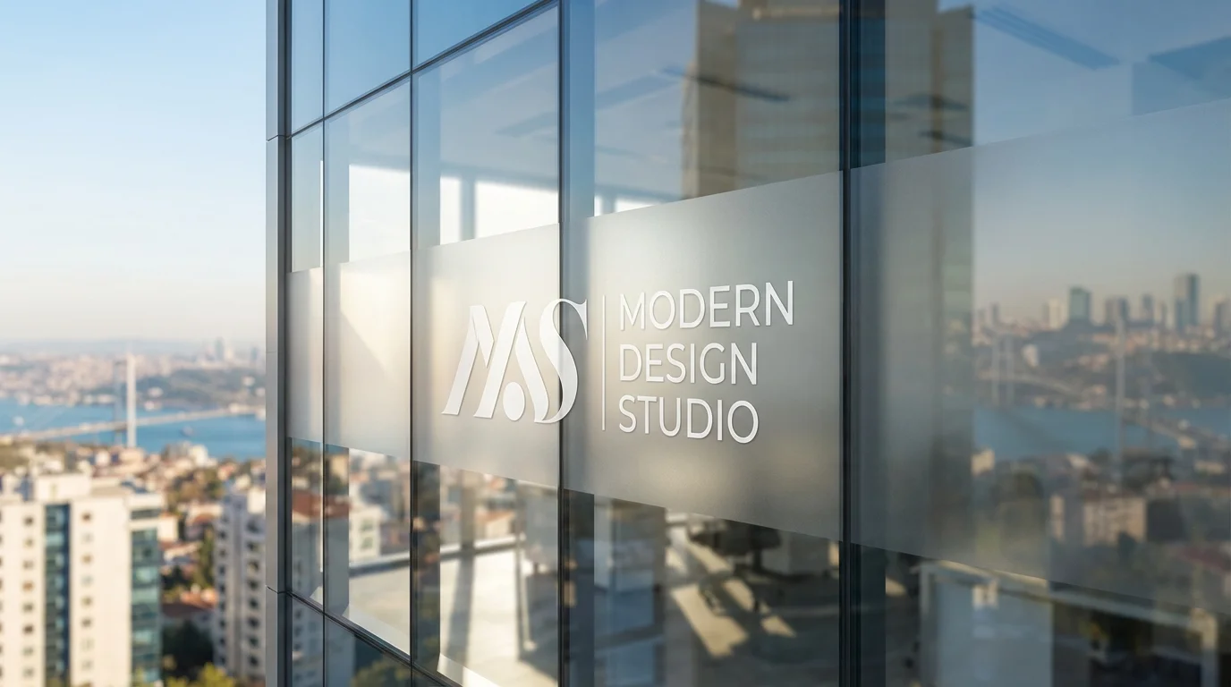 Mağaza vitrini cam giydirme uygulaması örneği