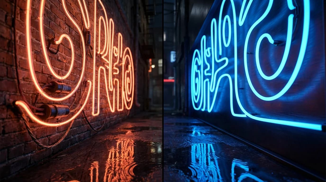 Neon Tabela mı, LED Tabela mı? Hangisi Daha Avantajlı?