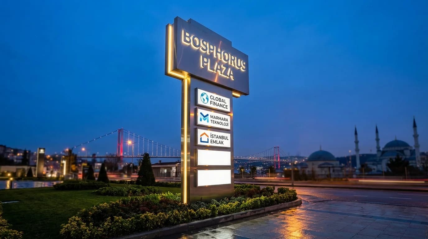 Totem Tabela Ölçüleri, Türleri ve 2026 Fiyatları — İstanbul Rehberi