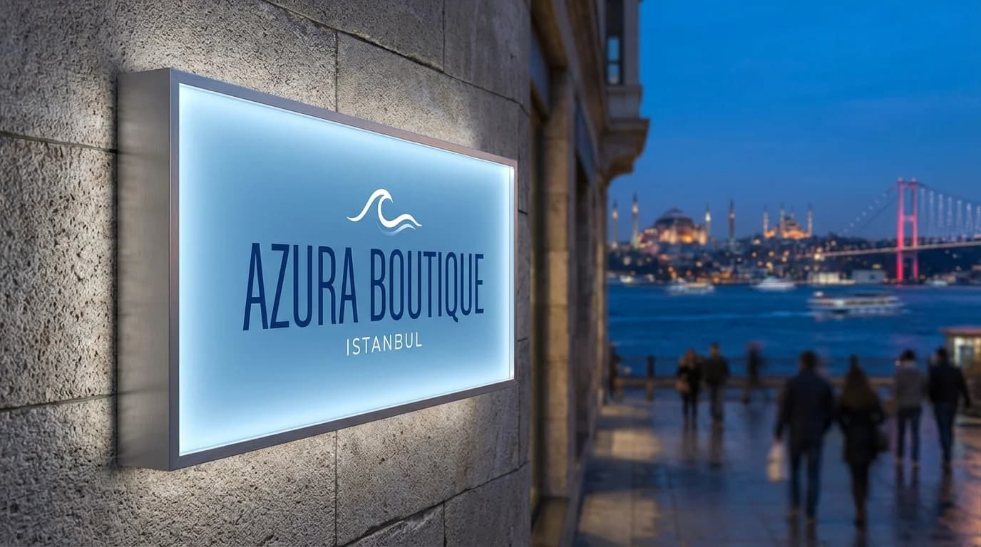 Pleksi Zemin Işıklı Tabela